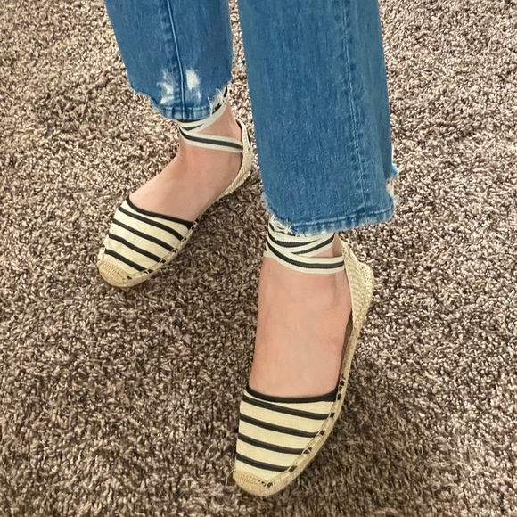Soludos Classic Striped Sandal Espadrille Size 7.5 - Picture 5 of 8